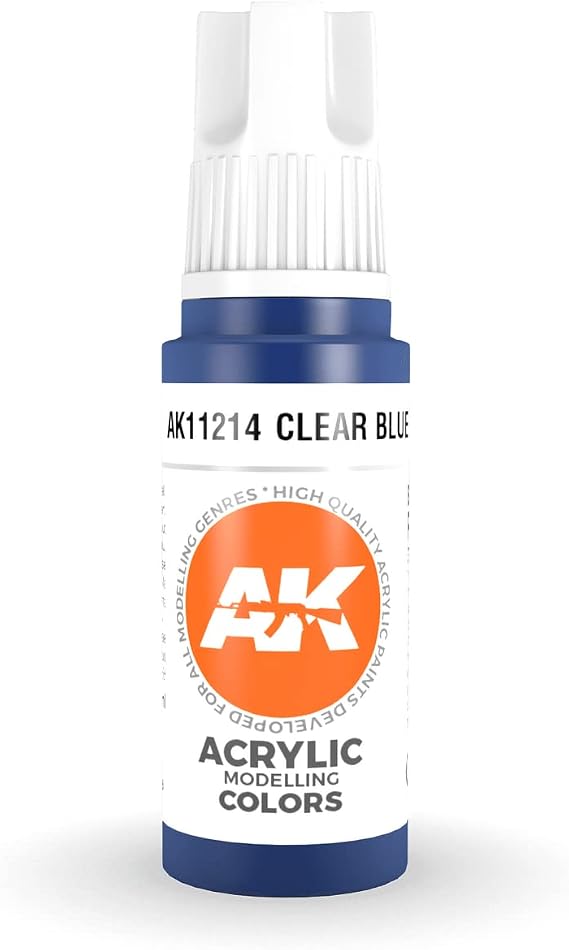 AK Interactive 3rd Gen Acrylic Clear Blue 17ml