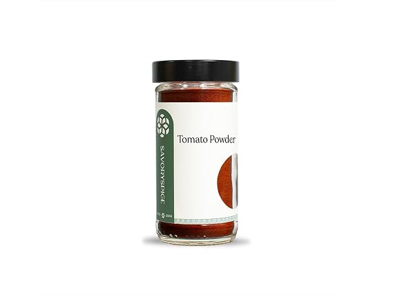 Savory Spice Tomato Powder - 100% Dehydrated Tomatoes for Instant Tomato Sauce, Paste, Soups & Seasoning (3 oz)