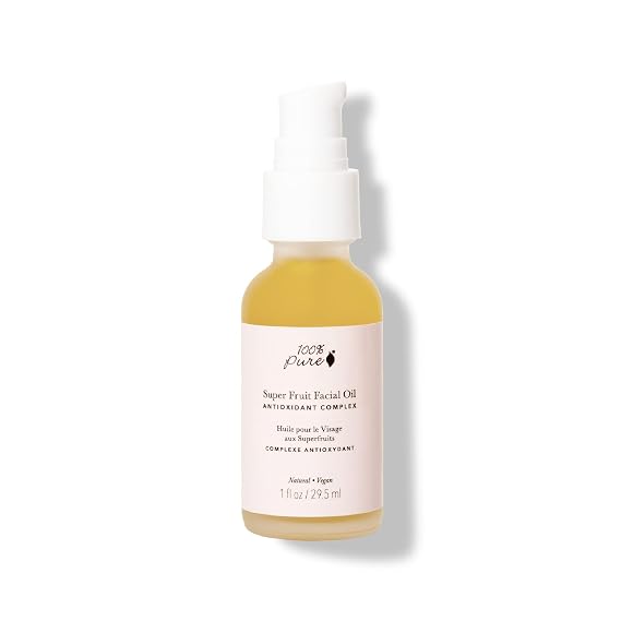100% PURE Super Fruit Nourishing Oil Hydrating Skincare Face & Body | Vegan; 1 oz
