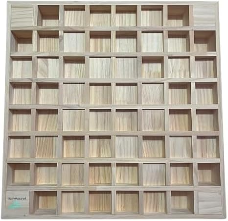 Acoustic Diffuser - Unfinished Pine Wood Acoustic Diffusion Panel - Wooden Sound Panels For Echo Reduction And Sound Control