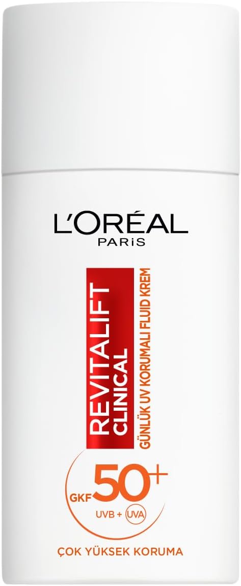 L'Oreal Paris Revitalift Clinical SPF 50+ Daily High UV Protected Facial Sunscreen 50 ml