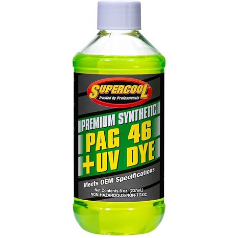 TSI Supercool P46-8D PAG 46-Viscosity Plus U/V Dye Oil - 8 oz by TSI Supercool