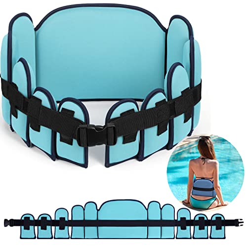 Sportneer Aqua Belt Water Aerobics Equipment Swimming Pool Exercise Aqua Float Belts Jogger Floatation Buoyancy Belt Aquatic Training Accessories for Adults Youth Fitness Workout Therapy