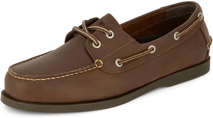 DOCKERS Mens Vargas Classic Leather Boat Shoe