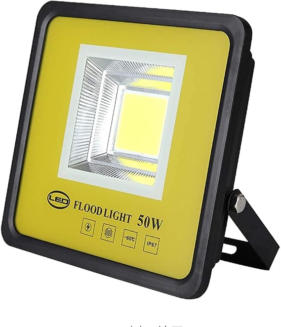 Home LED Flood Light Outdoor Spotlights Waterproof Security Light Full-watt Super Bright Floodlight, Rechargeable Work Light (Size:50W)