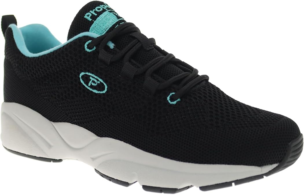 Propet Mens Tour Knit Lace Up Sneakers Shoes Casual - Grey