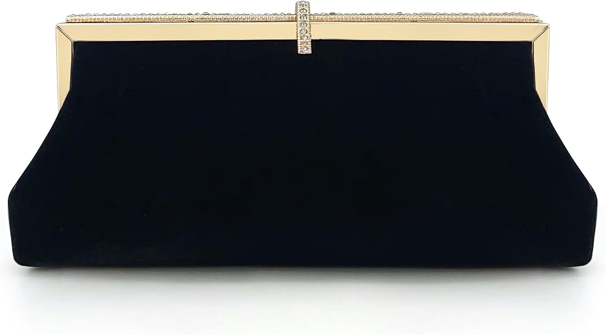 Luxury velour Classic Evening Clutch Bag