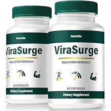 (2 Pack) ViraSurge for Men, Official Vira Surge Pills for Men, All-Natural Formula to Support Healthy Energy, Stamina and Overall Well-Being, Premium Easy-ToTake Pastillas Review (120 Capsules)