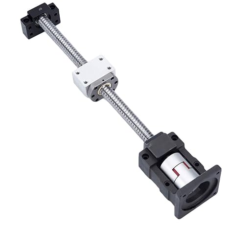 16mm CNC Ballscrew Kit SFU1605 RM1605 Anti-Backlash Ball Screw, L 47.24 in1200mm  Nut  BKBF12 Bearing End Block Supports  Coupler  Nut Housing Motor Bracket for Nema 23 Stepper Motor