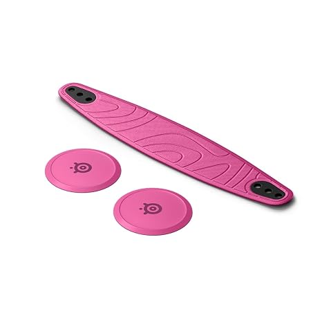 SteelSeries Nova Booster Pack -Gaming Headset Accessory - Nylon Headband - Customize with Unique Speaker Plates - Bright Pink