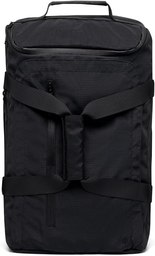 Lefrik - Suitcase and Backpack Cabin - Wanderer - Eco Friendly - for Travel (Black Ripstop)