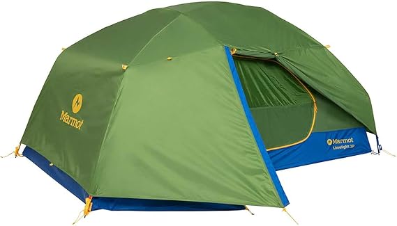 Marmot Limelight Backpacking Tent w/Rainfly, Foliage/Dark Azure, 2 Person