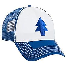 Dipper Pines - Embroidered Trucker HAT - Unisex Snap Back Blue