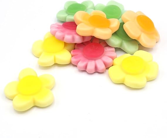 Krazy Kandi Kingsway 1kg Bulk Bags – Retro Pick and Mix, Party Favourites, British Candy, Bulk Share Bag, Pick Your Favourite (Happy Flower)