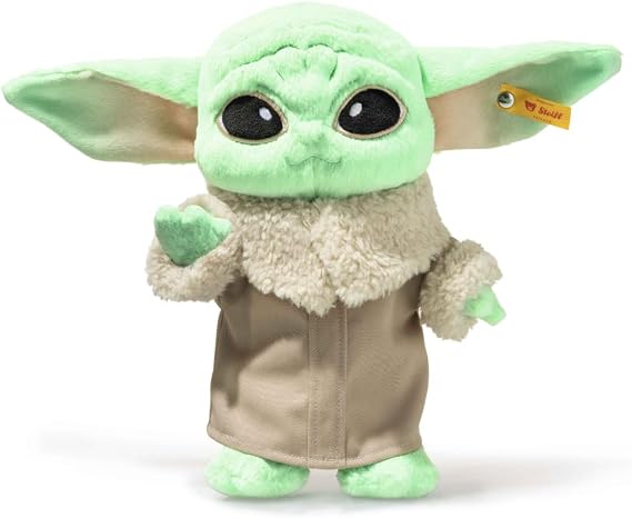 Steiff Cuddly Toy Star Wars Grogu Cute Stuffed Toy Children Boys & Girls Friends 25 cm Green 024795