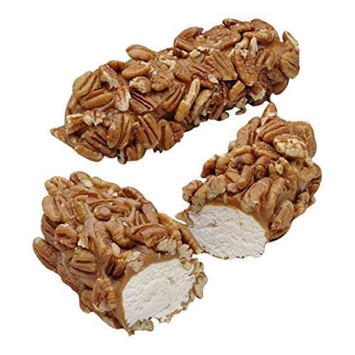 Philadelphia Candies Pecan Caramel Nougat Log, 6 Ounce Pack of 1