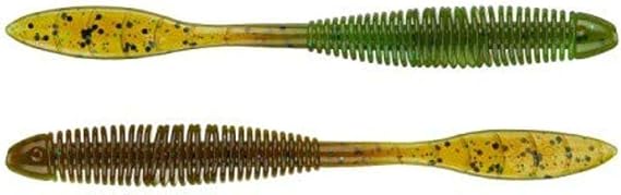Missile Baits - Bomb Shot - 4" Ribbed Drop Shot Bait for Bass Fishing - 15 Baits Per Bag