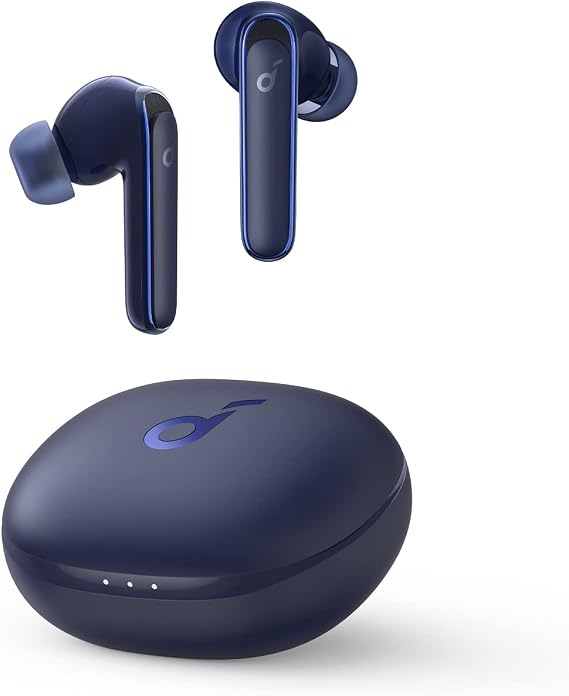 Soundcore Life P3 Bluetooth kulaklık, gürültü azaltma, yoğun bas, 6 mikrofon, çok modlu gürültü yalıtımı, kablosuz şarj, uygulama oyun modu, uyku modu (okyanus mavisi)