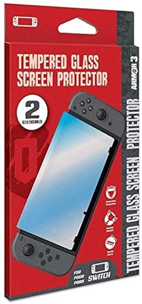 Armor3 Tempered Glass Screen Protector for Nintendo Switch (2-Pack)
