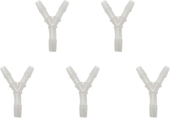 CINOCA-5PCS Per Pack -Oxygen Tubing Connectors Y Splitter - Oxygen tube connectors, Compatible with Most Standard Oxygen Tubing - Ideal for Home Oxygen Therapy