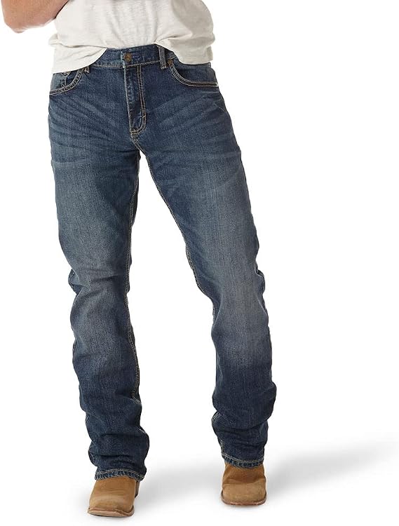 Wrangler Men's Retro Mid Rise Boot Cut Jean