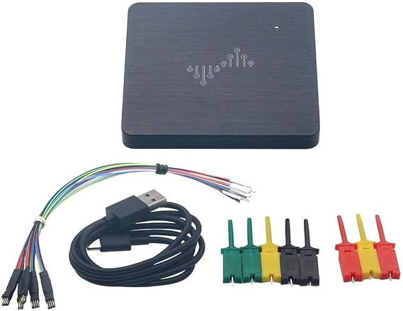 DSLogic USB-Based Logic Analyzer With 100MHz Sampling Rate, 65Mbits Memory, Type-C USB Interface, 16 Channels, Real-time USB Transfer To PC, Overvoltage Electrostatic Discharge Protection