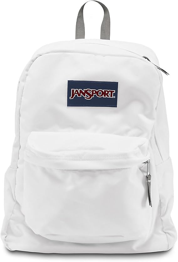 JanSport Superbreak Backpack - White - Classic, Ultralight
