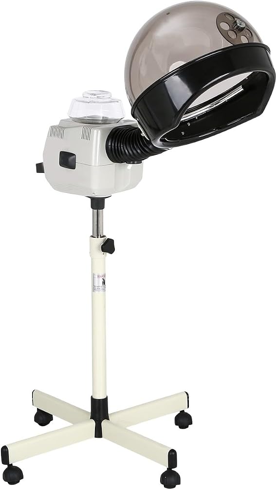 Buy-Rite Melissa Hair Steamer Color Processor 620W Extra Large Hood | Hood And Five-Star Rolling Base, For Deep Conditioning And Color Treatments, Adjustable Height, 60 Min Timer, Auto Shutoff