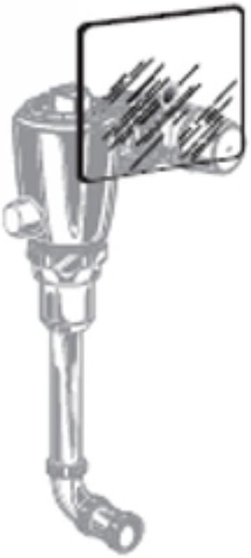 American Standard 6061.305.007 Multi AC Powered Conceal Flushometer for 3-4-Inch Black Spud Urinal, Rough Brass