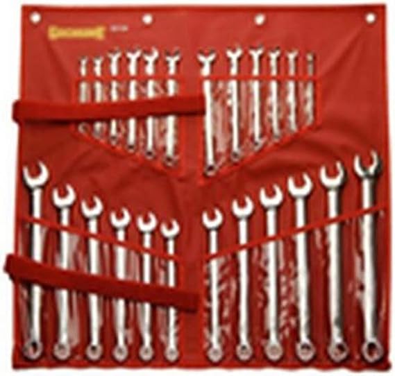 Sidchrome SCMT22104 Ring and Open End Spanner 24 Piece Set, Metric/AF