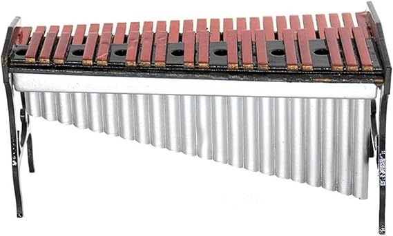 Miniature Marimba Model,Mini Xylophone Musical Instrument with Case Mini Percussion Musical Instrument,Miniature Musical Home Decor,Miniature Dollhouse Model Ornament and Gift