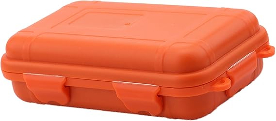 Dry Box, Container Storage Containers Shockproof Plastic Survival Container Carry Box Camping Sealed Dry Box for Fishing Camping Hiking (Large Size)