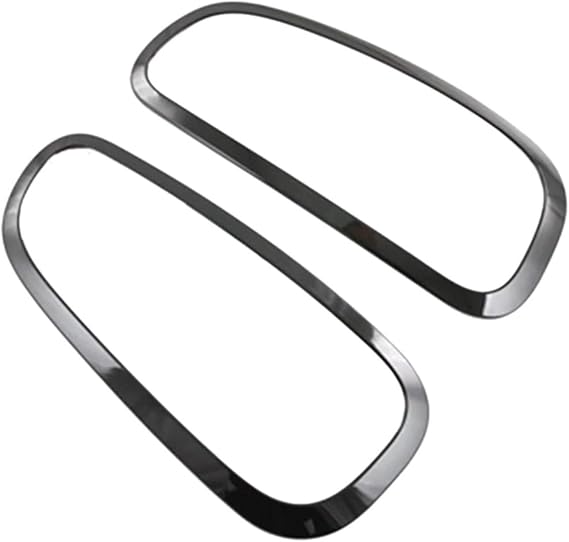 2Pcs Glossy Black Raar Tail Light Lamps Frame Taillight Ring Decorative Cover Trim Compatible For MINI Cooper Clubman 2022
