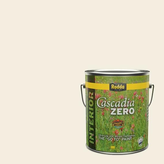Rodda Paint CASCADIA ZERO Interior Satin Paint & Primer in One, 1-Gallon, Olive Tint