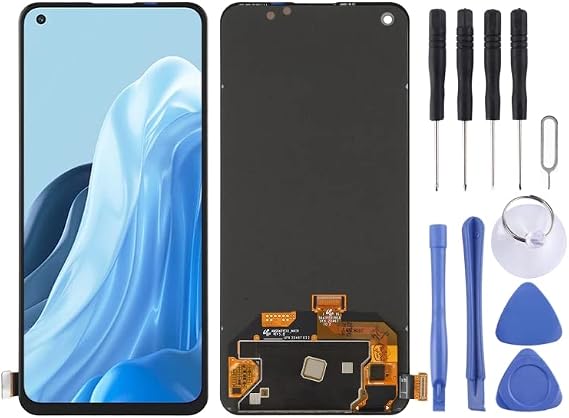 Mobile Phone LCD Screen AMOLED Material LCD Screen and Digitizer Full Assembly for Oppo Reno7 5G CPH2371