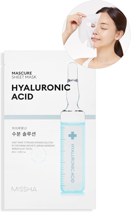 Hyalüronik Asit Içerikli Nemlendirici Yaprak Maske Mascure Hydra Solution Sheet Mask (Hyaluron Acid)