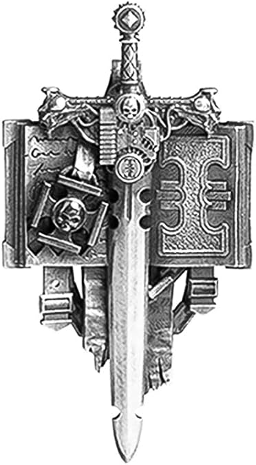 Starforged Grey Knights Exorcism Scripture Warhammer 40K Sterling Silver Necklace Space Marine