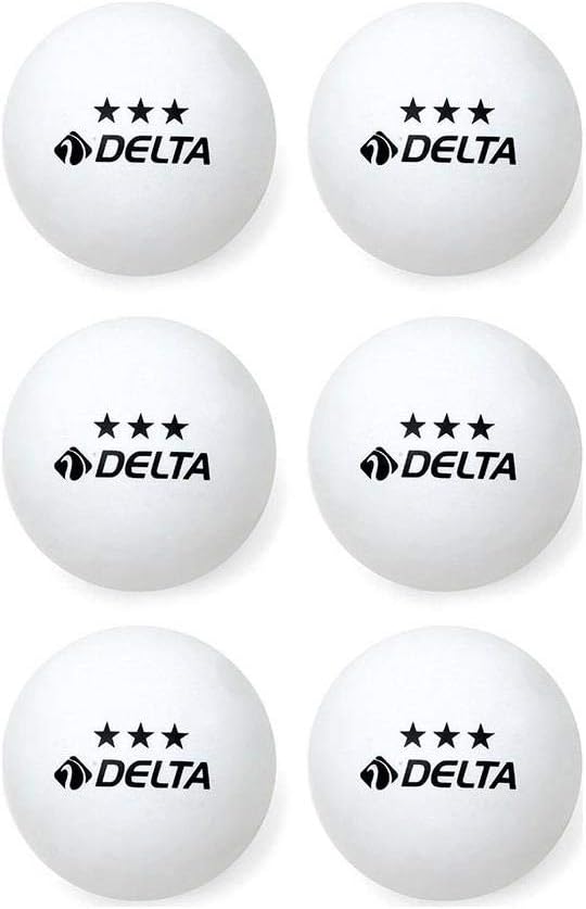 Delta 3 Yıldız 6 adet Masa Tenisi (Pinpon) Topu