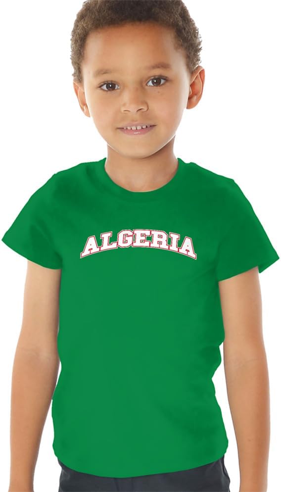 Country Pride Varsity Arch Futbol Soccer Fan Team Color Kids T Shirt for Toddler/Youth Boys and Girls Collection