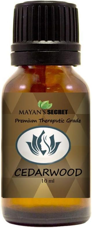 Cedarwood Essential Oil - 100% Pure 10ml Glass Bottle