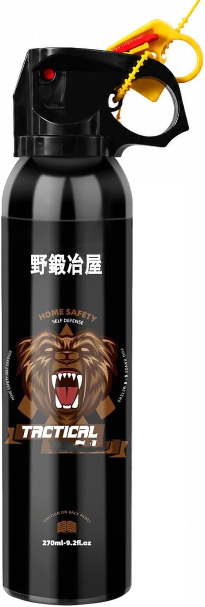 MD Bear Repellent Spray 40' Range Max Strength 9.2oz for Mountain Lion Outdoor Camping