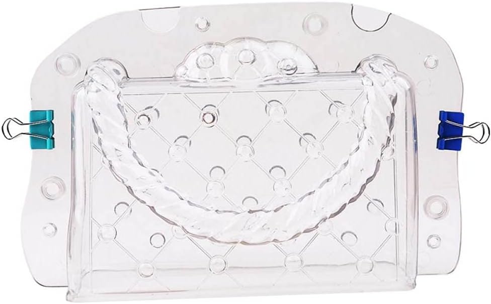 Plastic Chocolate Mould Jelly Candy Fondant Mould Polycarbonate Bag Cake Decorating Molds 3d Diy Handmade Handbag Chocolate Mold