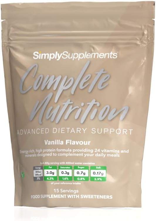 Build Up Drink | Ideal for Gaining Weight | Formulated for the Elderly or Recovering from Illness | UK Manufactured (600 g (Pack of 1), Vanilla)