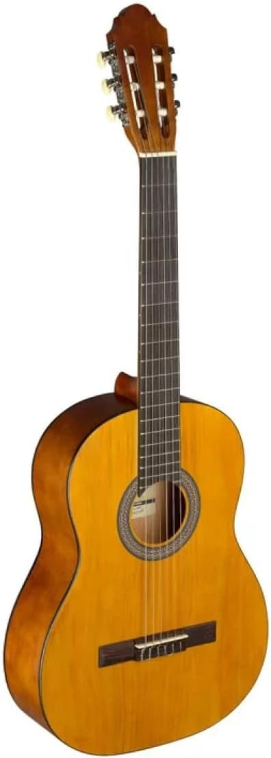 Stagg C440 M NAT Classical Guitar | Great beginner instrument, warm mellow tone, easy on the fingers, smooth finish for lessons or practice, timeless sound
