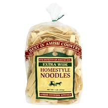 Essenhaus Amish Country Homemade Noodles, X-Wide, 16-Ounce Bags (Pack of 6)