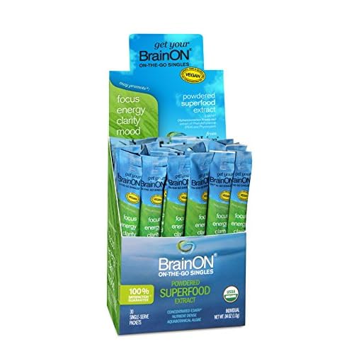E3LIVE BrainON - Concentrated E3AFA - On-The-Go Singles - 30 Count Box
