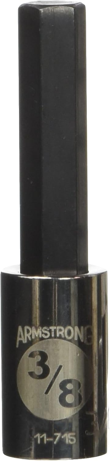 Armstrong 11-715 38-Inch Drive Standard Length Hex Driver Socket 38-Inch Bit