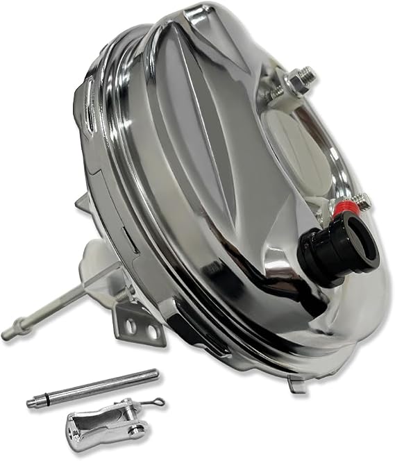 9" Single Diaphragm Power Brake Booster Chrome For Chevelle El Camino