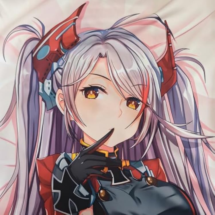 Azur Lane Prinz Eugen Anime Girl Dakimakura Hugging Body Pillow Case Cover 150cm X 50cm Peach Skin