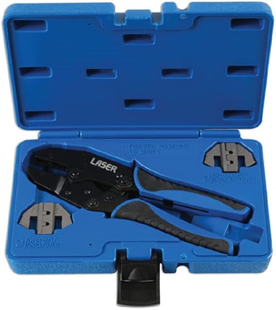 Laser 7002 Ratchet Crimping Tool - for Supaseal Connectors , Black